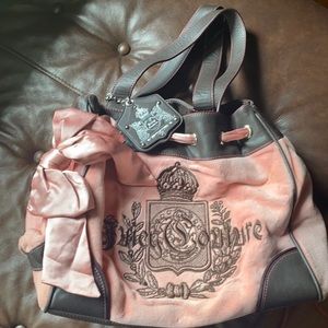 Pink and Brown Juicy Couture handbag